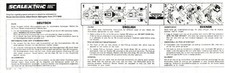 Scalextric 1979 Service Sheet 04-235 for C122 Mini Clubman, Escort, etc
