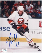 Roman Hamrlik Signed Autographed 8x10 Russian Hockey Player Photo ACOA