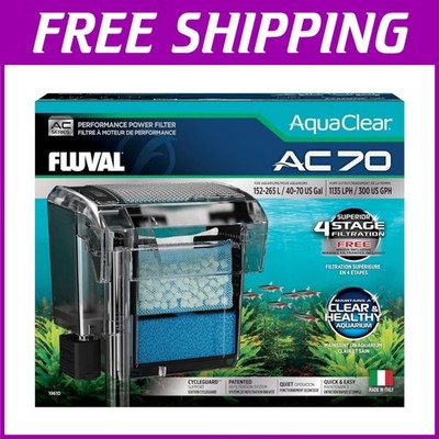 Customizable Filtration with Fluval 70 Power Filter
