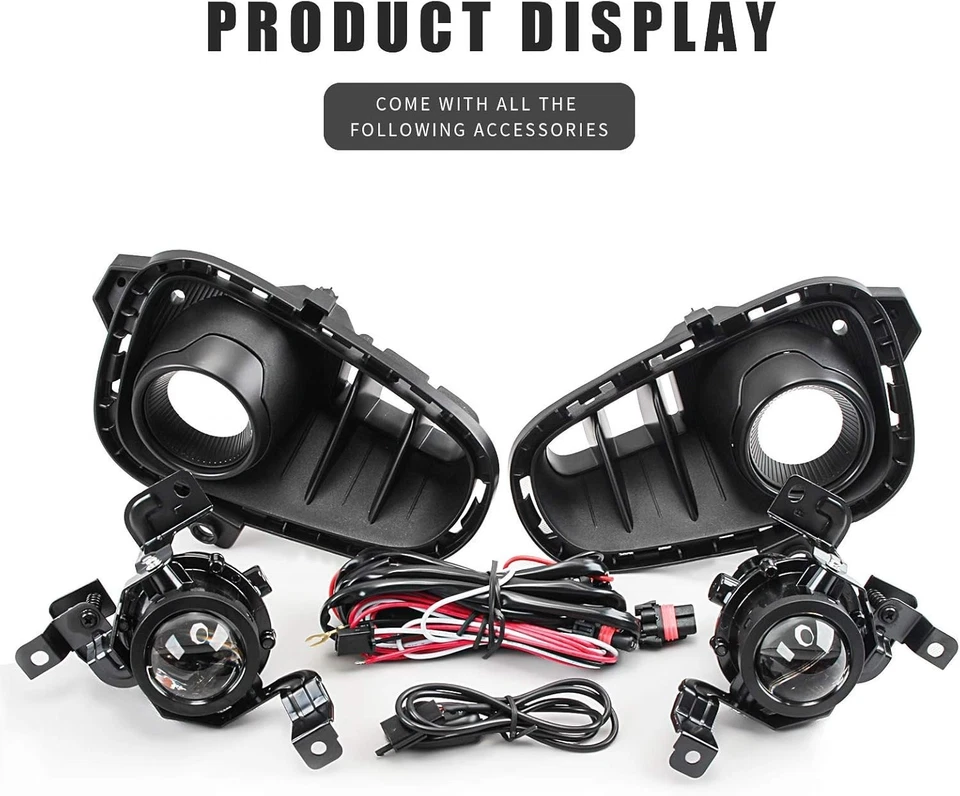 Галогенные противотуманные фары передний бампер лампа в сборе прозрачные линзы для KIA Rio 2018-2020 годов выпуска - Изображение 2 из 4