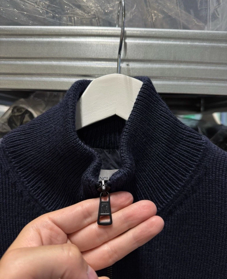 Moncler вниз кардиган | новый с Ярлыками | 100% подлинный | темно-синий | средний - Изображение 4 из 4