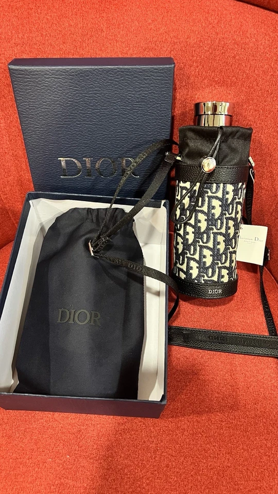 Dior Stainless Water Bottle Tumbler Black Holder Limited VIP Gift Novelty GWP - Image 2 of 4