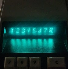 1969 SHARP QT-8D ITRON DISPLAY CALCULATOR WORKS PERFECTLY with cord JAPAN