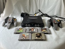 Nintendo 64 N64 System Console OEM Bundle Lot w/ 5 Games - 2 Controllers - Works