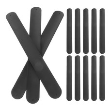 18pcs Slap Bracelets: Silicone Snap Slap Bracelets - Blank Wristlets for DIY