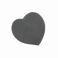 Herz Schiefer Ø11cm Schieferherz Schiefertafel Schieferplatte Hochzeit Muttertag
