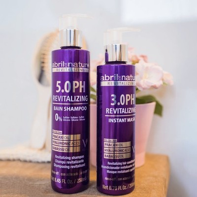 Abril et nature Professional Duo - pH 5.0 Shampoo & pH 3.0 Instant Mask Set