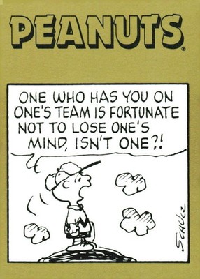 1992 Pro Sport Specialties Peanuts  #294 One who has you on one's  