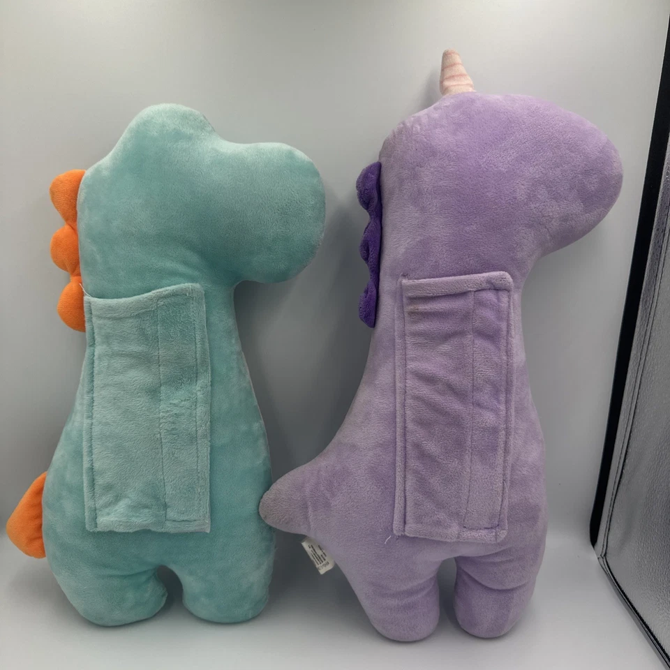 Unicorn & Dinosaur Seat Belt Pillow Kids Cover, Vehicle Shoulder Pads - Image 2 of 4