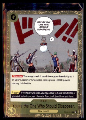 #ad #ad One Piece The Best Vol. 2 OP06 115 You#x27;re the One Who Should Disappear. $3.25