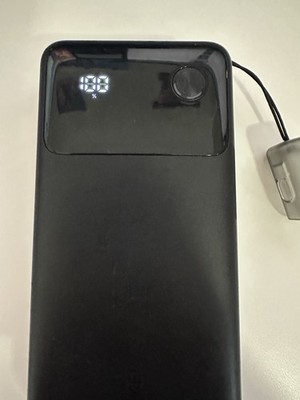 Anker - Power Bank (20,000mAh, 30W) Digital Display Portable Charger-Black-Used