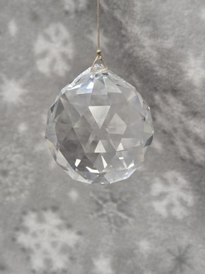 Crystal Glass Ball Prism Drop Pendant Chandelier 2'' Dia.