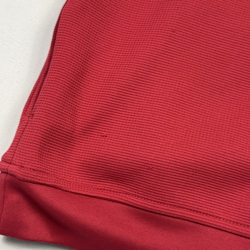 Pebble Beach Golf 1/4 Zip Sweater Vest Performance Polyester Red Men's Large - Picture 2 of 11