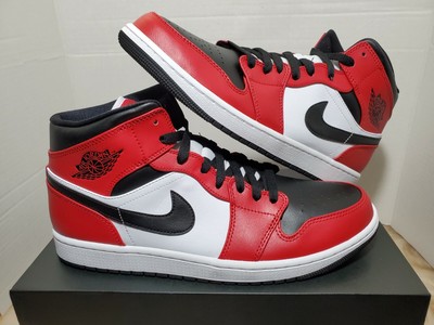 Brand New Jordan 1 Mid Chicago Bred Toe Sz 11 - Banned off white royal black | eBay