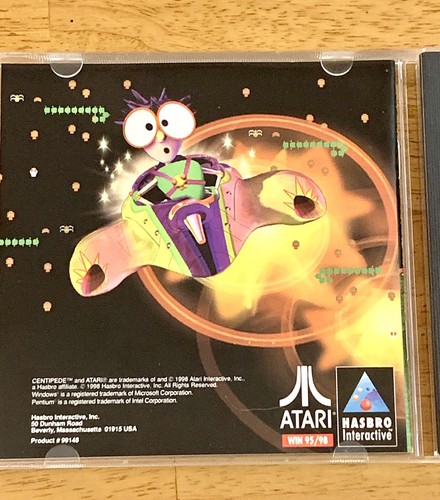 Centipede CD-ROM 1998 Windows 95 98 Atari Retro Hasbro Action Arcade Game - Picture 5 of 11
