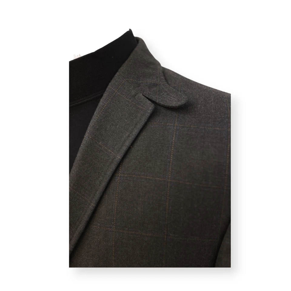 HAGGAR 1926 ORIGINALS мужской серый оконное стекло спортивное пальто костюм куртка blazer 44 R - Изображение 4 из 4