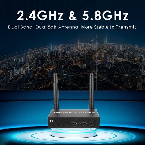 Wireless HDMI Extender 1x Receiver Only, Up to 656 Feet, IR Support, Suitable fo - Picture 3 of 6