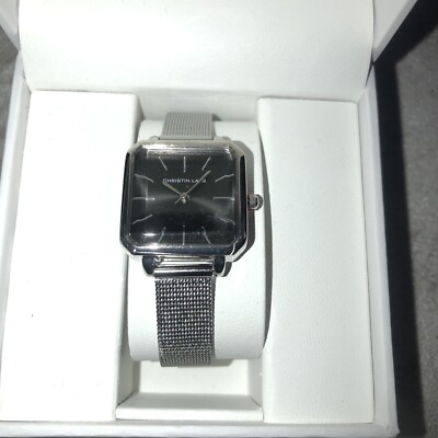 Christian Lars Quartz Watch Silver Women Ladies - Boxed new