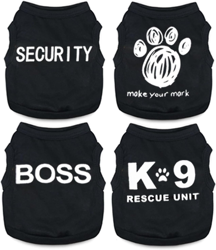4 Pieces Chihuahua Clothes Dog Clothes for Small Dogs Boy Summer Teacup Yorkie C - Picture 2 of 12