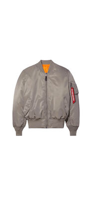 Alpha Industries Vintage Grey MA-1 BOMBER JACKET (HERITAGE