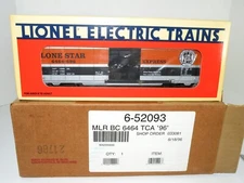 Lionel 6-52093 TCA Lone Star Division Boxcar C10