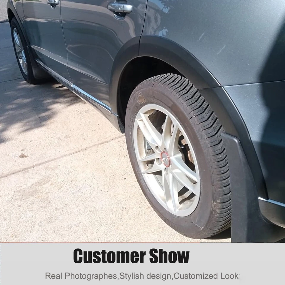 Kit de 10 piezas para Audi Q5 2009-2016 guardabarros acampanado cubierta de arco de rueda moldura gris Foto 4 de 4