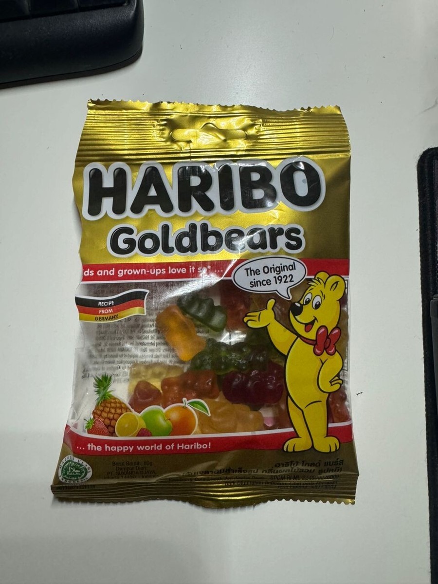 HARIBO Goldbear Gummy Bear Candy Since 1922 - 80G x 15Pack SHIP