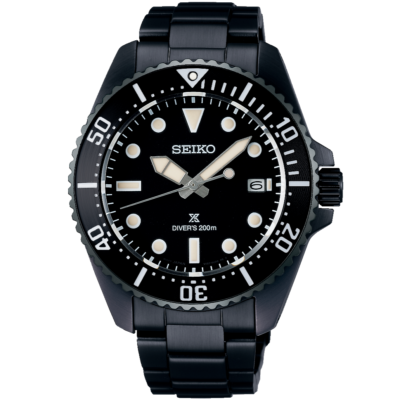 SEIKO PROSPEX SBDJ065 Stainless Steel Solar Diver Scuba Watch All