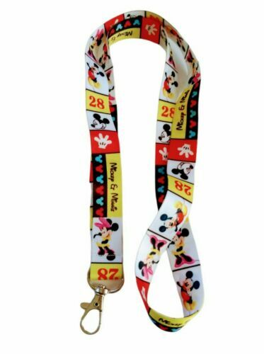  Mickey M ouse Lanyards with Clip - ID / Badge Holder ~ Brand NEW Lanyard