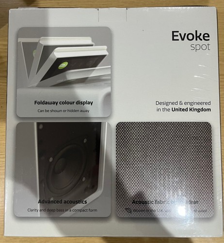 Pure Evoke Spot DAB+/FM/Internet Radio Wi-Fi Bluetooth sistema Hi-Fi compatto nuovo con scatola - Foto 3 di 4