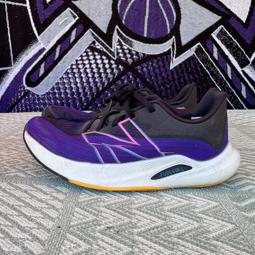 Size 7.5 - New Balance Womens Fuelcell Rebel V2 WFCXCV2 Purple Black Sneakers