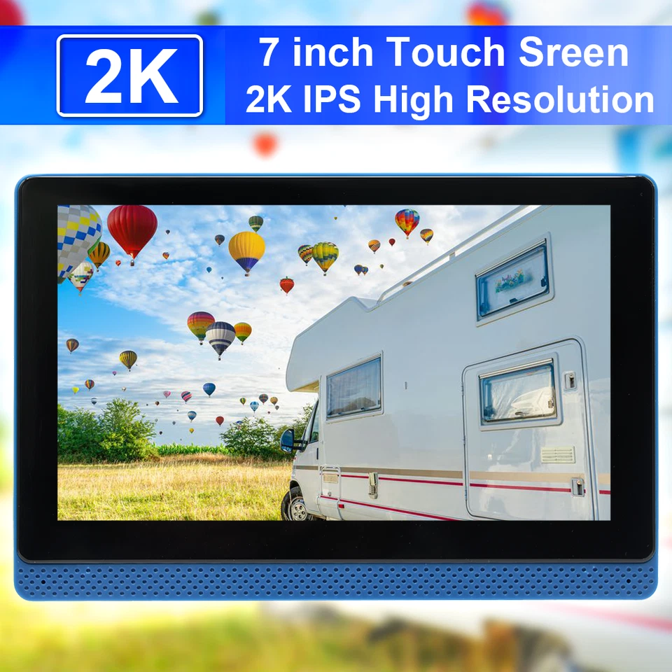 Dual AHD 2K Car Backup Dash Camera System+7" IPS Touch DVR Monitor 64GB RV Truck - Image 4 of 4
