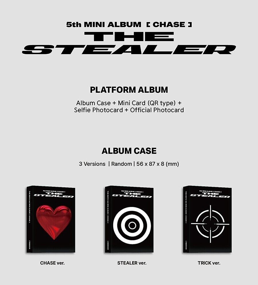 THE BOYZ [CHASE] 5th Mini Album PLATFORM Ver STEALER/QR Card+