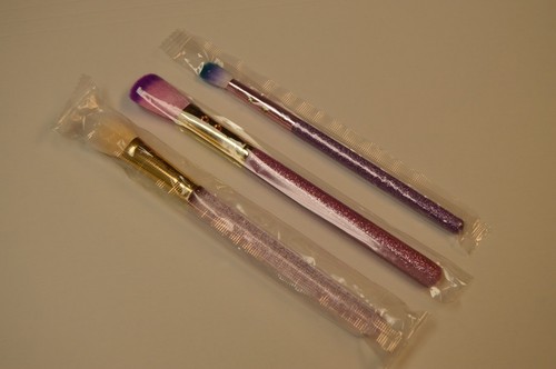 3 slmissglam Bürsten SG62 ~ SL41 ~ L50 ~ alle rosa Glitzer Griffbürsten - Bild 3 von 3