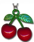 Killer Cherry "VINTAGE CHERRY" Cherries Retro NECKLACE Rockabilly Jewelry