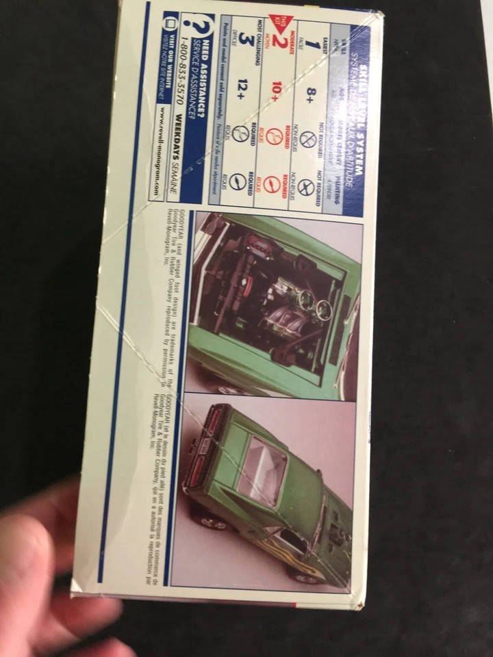 KIT MODELLINO AUTO 69 SHELBY MUSTANG 2'N 1 REVELL 1:25 NUOVO IN SCATOLA - Immagine 4 di 4