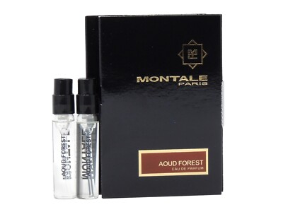 MONTALE PARIS AOUD FOREST EDP 2.0ml .06fl oz x 2 COLOGNE PERFUME SPRAY SAMPLES