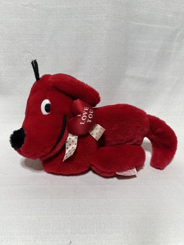 VTG Clifford The Big Red Dog Heart Norman Bridwell Dakin Plush Valentine