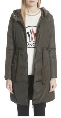 Moncler Braunt Belted Utility Coat 