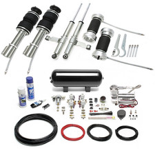 TA TECHNIX AIRRIDE LUFTFAHRWERK+LUFTERZEUGUNGSKIT SCHWARZ FÜR FORD FIESTA I GFBT