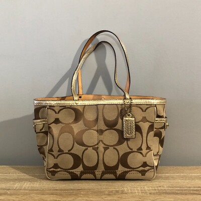 Tote Bag Cheap Coach Bags Australia Coach Signature C Brown/Tan