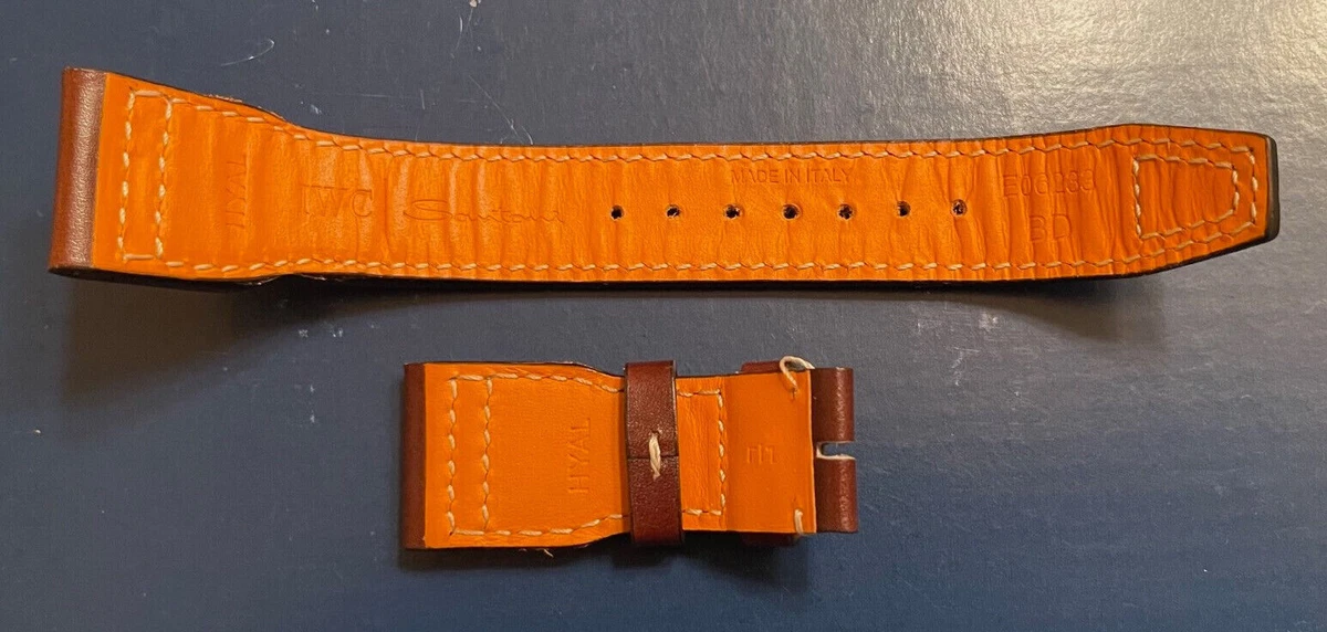 IWC Santoni leather strap IWC. Genuine IWC Hyal Watch strap band