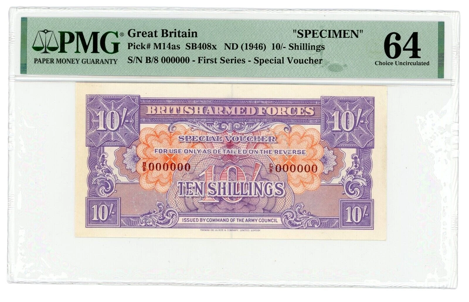 Billetes del Reino Unido de 1946 años