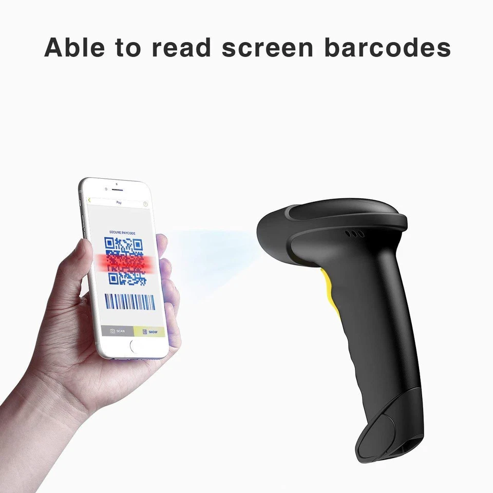 Inateck Barcode Scanner 2D Bluetooth, QR Code Scanner, 3 Verbindungsmodi,BCST-50 - Bild 3 von 4