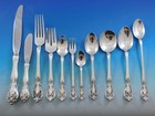 Chateau Rose by Alvin Sterling Silver Flatware Set for 12 Service 153 pcs Dinner