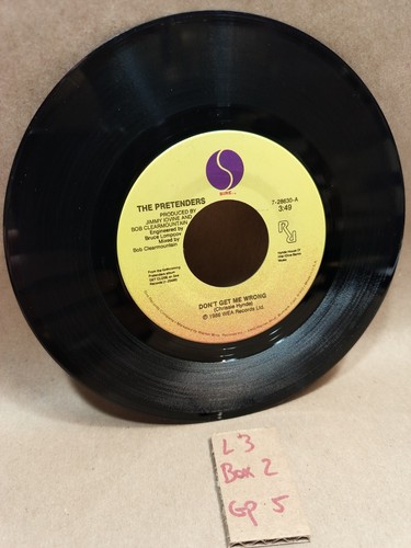 1980s POP, ROCK, ALT, RAP 45RPM singles. Ultrasonic clean. New sleeves. VG+ - Picture 110 of 201
