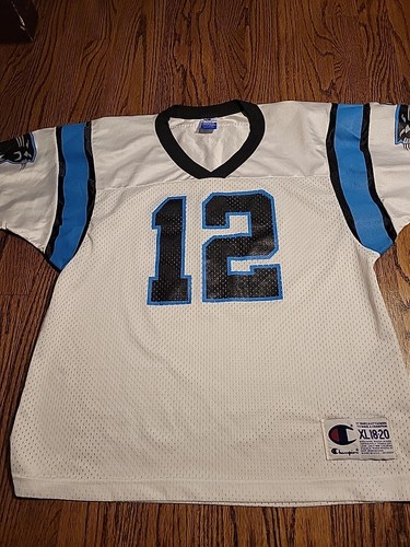 Champion Kerry Collins Carolina Panthers Youth XL 18-20 Jersey NFL Football Boys - Picture 9 of 12
