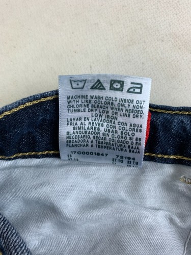 Wrangler Boys Youth Straight Leg Jeans Size 12 Reg. Medium Wash Cotton - Picture 7 of 7