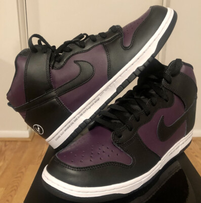 Shoe Fragment Dunks Purple Size 11 Nike Fragment Design X Dunk