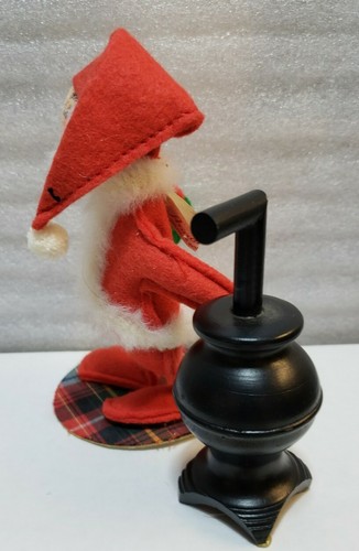 Vintage Annalee Ornament Santa With Stove USA Made 5.5" Tall 1981 Pre-owned - Picture 3 of 9